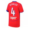 Paris Saint-Germain Lucas Beraldo #4 Tredjedrakt 2025-26 Kortermet